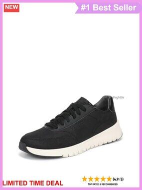 Vionic Uptown Sneaker Suede Leather Lace-Up Comfort Walking Shoes